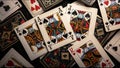 Playing Cards Poker Rummy Cribbage Gambling Solitaire Royalty Free Stock Photo