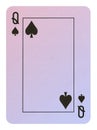 Playing cards, Queen of spades