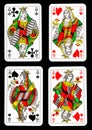 Playing cards - queens Royalty Free Stock Photo
