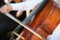 Playing cello Royalty Free Stock Photo