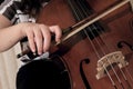 Playing cello Royalty Free Stock Photo