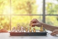 Playing chess board Royalty Free Stock Photo