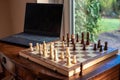 Playing chess online. Studying how to play chess online