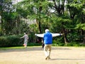 Playing Chinese YoYo Royalty Free Stock Photo