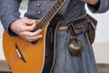 playing classic guitar Royalty Free Stock Photo