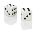 Playing dice Royalty Free Stock Photo