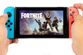 Playing Fortnite in Nintendo Switch