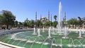 Playing fountain at Sultanahmet Square, Instanbul