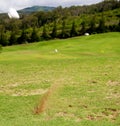 Playing golf in Hawaii Royalty Free Stock Photo