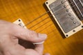 Playing guitar Royalty Free Stock Photo