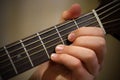 Playing guitar Royalty Free Stock Photo