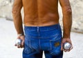 Playing jeu de boules Royalty Free Stock Photo