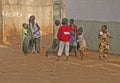 Playing kids in The Gambia