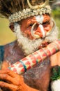 Playing man in Papua New Guinea