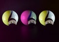 Playing marble balls multicolour object photograph Royalty Free Stock Photo