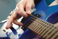 Playing rock Royalty Free Stock Photo