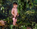 Playing Tarzan Royalty Free Stock Photo