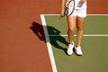 playing tennis Royalty Free Stock Photo