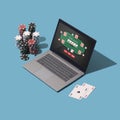 Playing Texas hold `em poker online