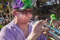 Playing Trumpet In the Summer Solstice Parade
