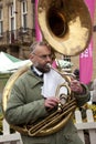 Playing the Tuba - Yorkshire - England