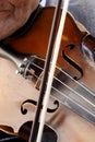 Playing the violin Royalty Free Stock Photo