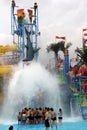 Playing with water of the tourist in GUANGZHOU Royalty Free Stock Photo
