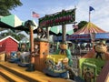 Playland Park in Rye, New York Royalty Free Stock Photo