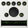 Playlist buttons