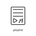 Playlist icon from Music collection.