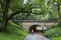 Playmates Arch in Central Park, New York