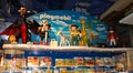 Playmobil collection toys view, New York city shopping, USA Royalty Free Stock Photo