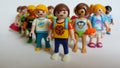 Playmobil display art Royalty Free Stock Photo