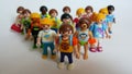 Playmobil display art Royalty Free Stock Photo