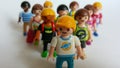 Playmobil display art Royalty Free Stock Photo