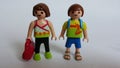 Playmobil display art Royalty Free Stock Photo