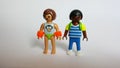 Playmobil display art Royalty Free Stock Photo