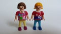 Playmobil display art Royalty Free Stock Photo