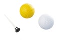 Playng golf Royalty Free Stock Photo