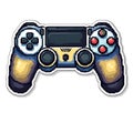 PlayStation controller sticker for gamers Sticker Design Generative AI Royalty Free Stock Photo