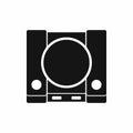 PlayStation icon in simple style Royalty Free Stock Photo