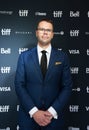 Playwriter Samuel D. Hunter at film premiere of The Whale at TIFF