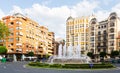 Plaza Alferez Provisional with fontain in Logrono