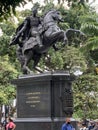 Plaza BolÃ­var. Equestrian statue of El Libertador