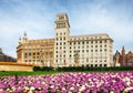 Plaza Catalunya or Catalonia Square in Barcelona, Spain