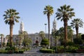 Plaza de Armas in Arequipa, Peru, South America