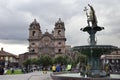 Plaza de Armas of the city of Cusco, Peru Royalty Free Stock Photo