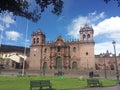 Plaza de Armas of the city of Cusco, Peru Royalty Free Stock Photo