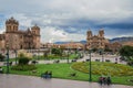 Plaza de Armas, City of Cusco, Peru, April, 2014. Royalty Free Stock Photo