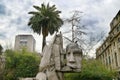 Plaza de Armas - Mapuche statue - Santiago de Chile